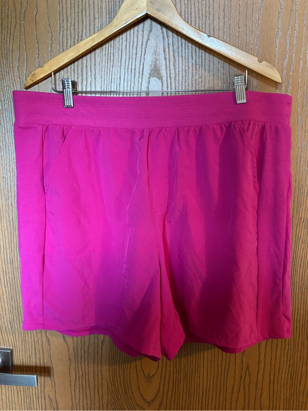 croft & barrow Hot Pink Elastic Waist Shorts